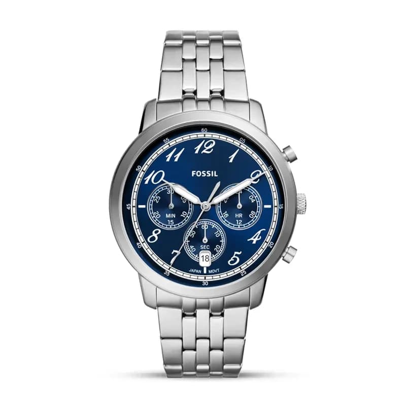 Fossil Neutra Chronograph Blue Dial Date Men's Watch | FS6025