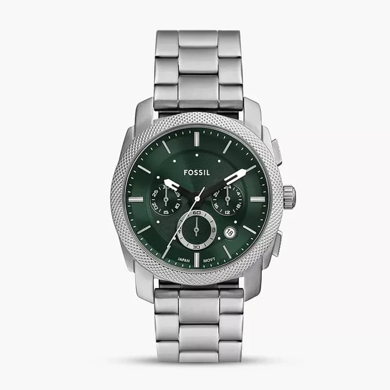 Fossil Machine Chronograph Green Dial Men's Watch | FS6079