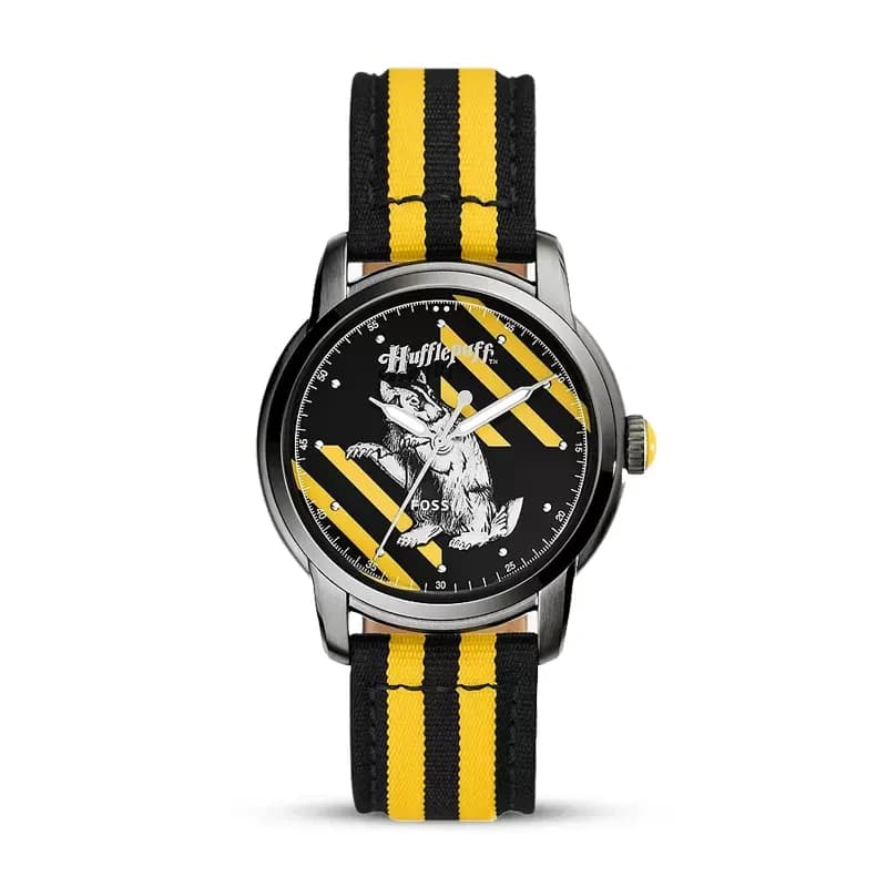Fossil Harry Potter™ Hufflepuff™ Limited Edition Nylon Men's Watch | LE1159