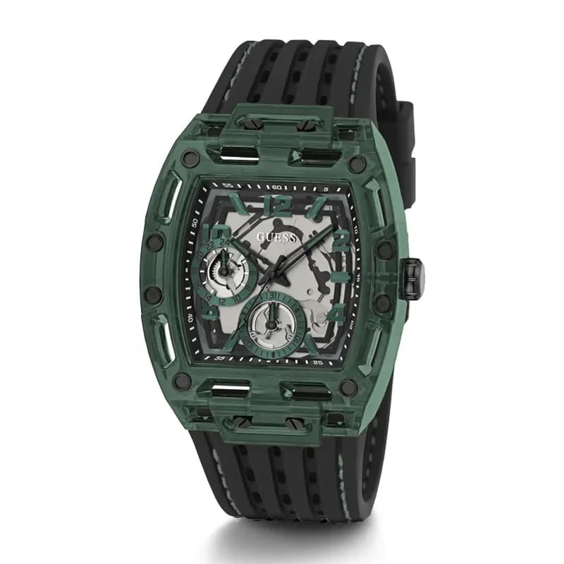 Guess Phoenix Multi-Function Skeleton Dial Men’s Watch | GW0499G7