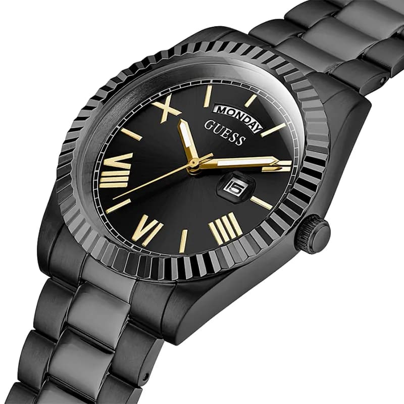 Guess Connoisseur Day-Date Black Dial Men's Watch | GW0265G4 secondary view