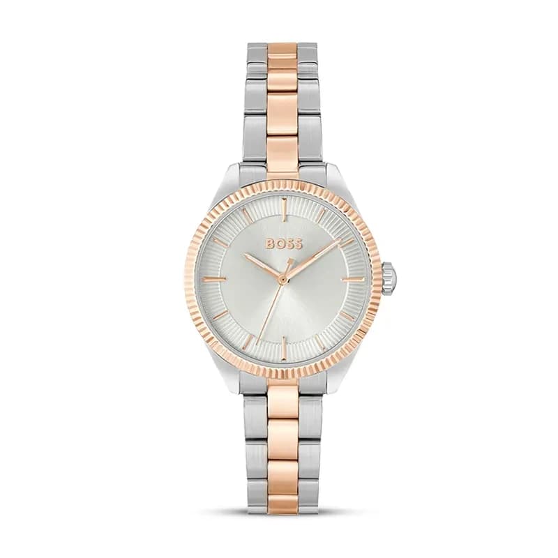Hugo Boss Sage Silver Dial Two-tone Ladies Watch | 1502727