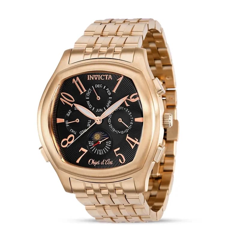 Invicta 37658 Objet D Art Black Dial Automatic Men's Watch