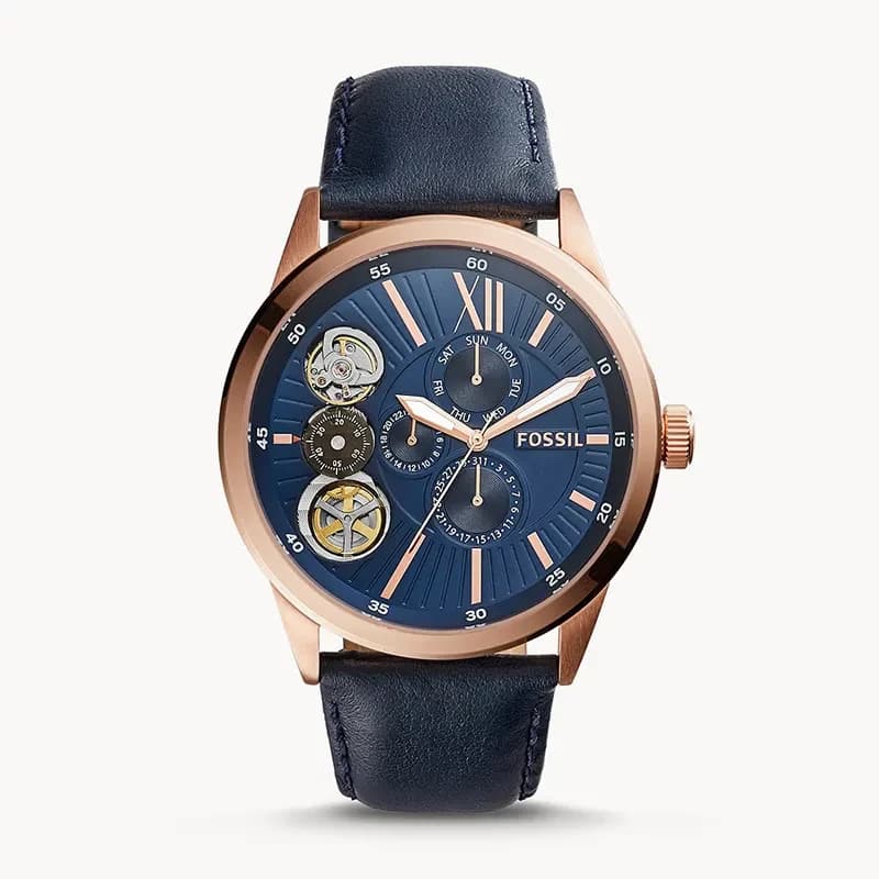 Fossil Flynn Multifunction Blue Dial Men's Watch | BQ2219