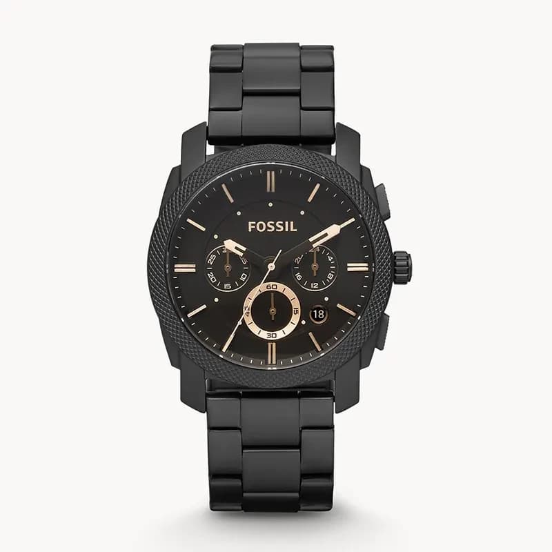 Fossil Machine Mid-Size Chronograph Black Dial Men's Watch | FS4682 secondary view