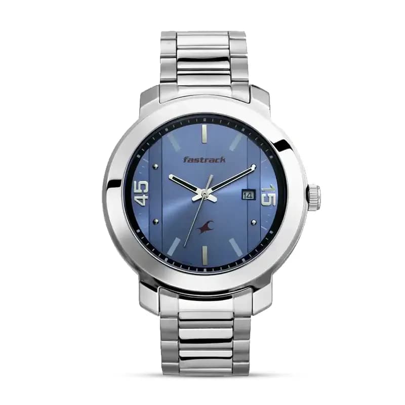 Fastrack 3246SM03 Bare Basics Blue Dial Men's Watch