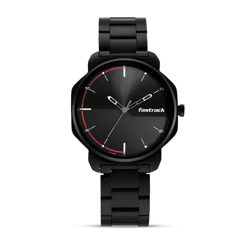 Fastrack Stunner Black Dial Men's Watch | 3254NM01