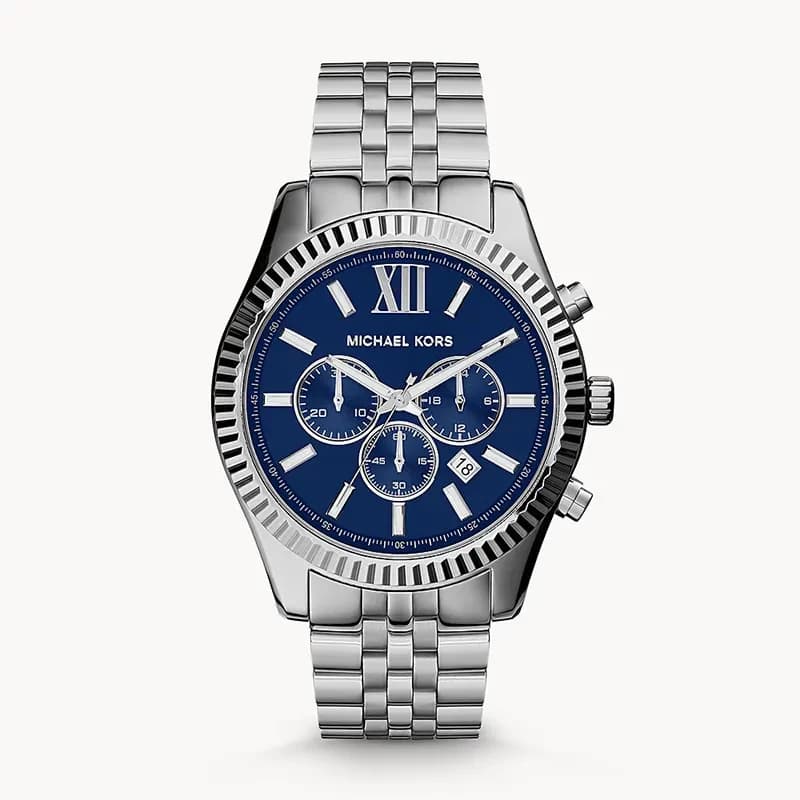 Michael Kors Lexington Chronograph Blue Dial Men's Watch | MK8280 secondary view
