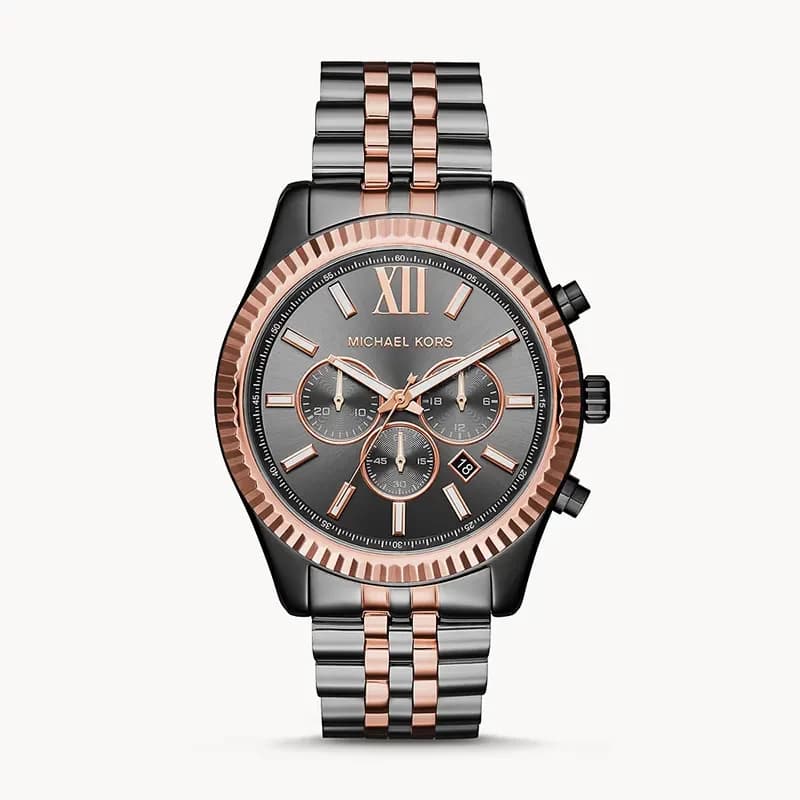 Michael Kors Lexington Chronograph Grey Dial Men's Watch | MK8561 secondary view