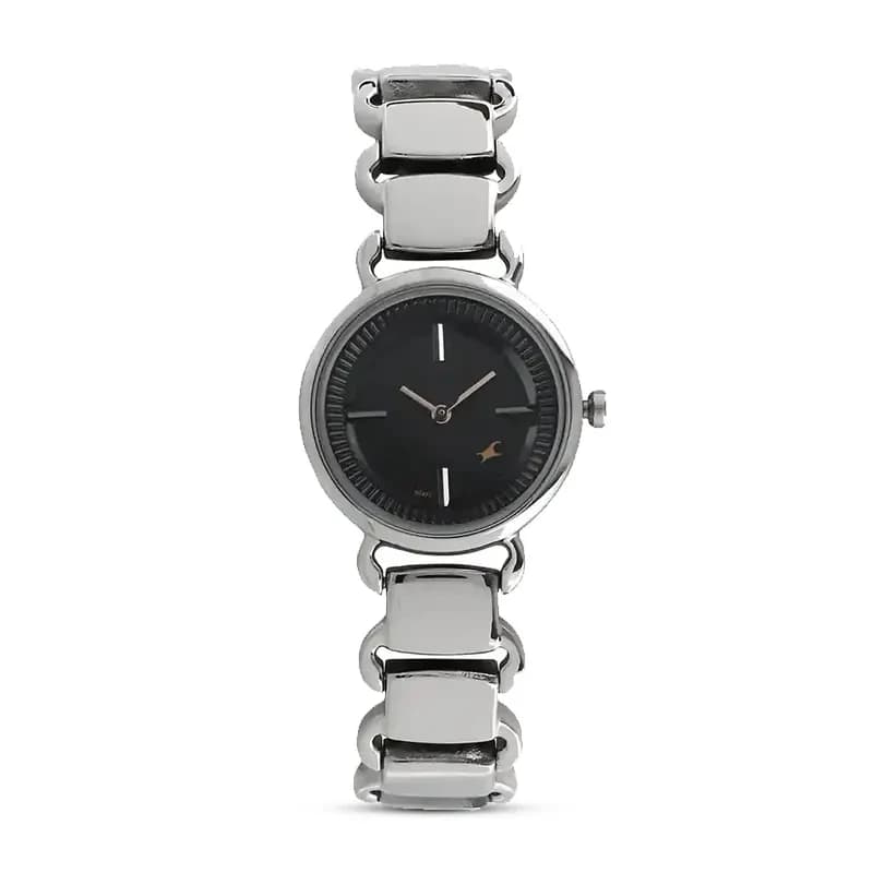 Fastrack 6117SM01 Black Dial Ladies Watch
