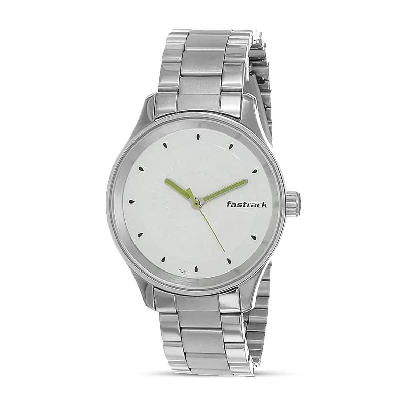 Fastrack 6203SM01 Tropical Fruits White Dial Ladies Watch