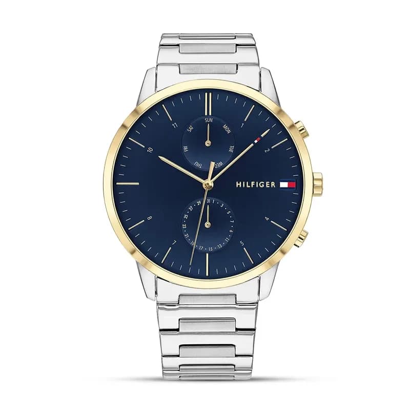 Tommy Hilfiger Hunter Chronograph Blue Dial Men's Watch | 1710408