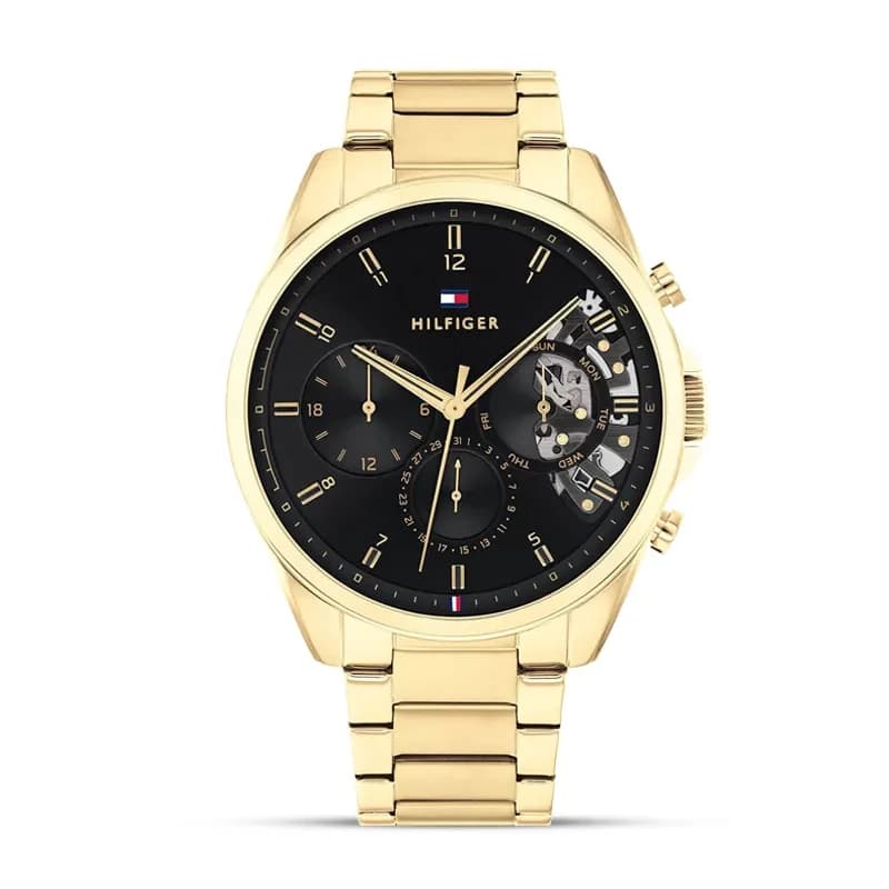 Tommy Hilfiger Baker Chronograph Black Dial Men's Watch | 1710447