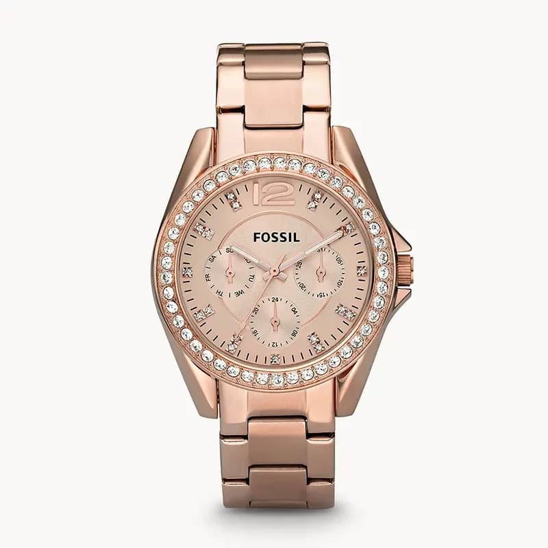 Fossil Riley Multifunction Rose-tone Ladies Watch | ES2811