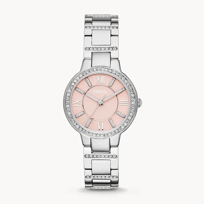 Fossil Virginia Pink Dial Ladies Watch | ES3504