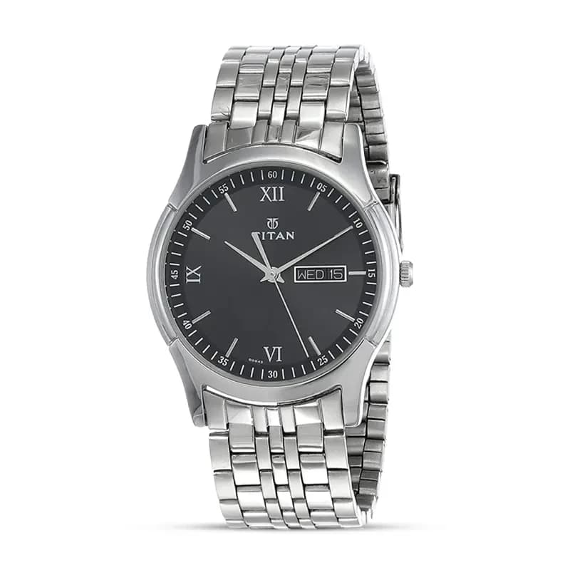 Titan 1636SM01 Karishma Black Dial Men's Watch
