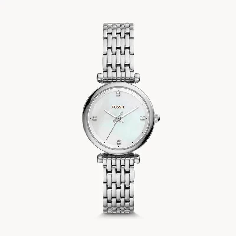 Fossil Carlie Mini Mother of Pearl Dial Ladies Watch | ES4430