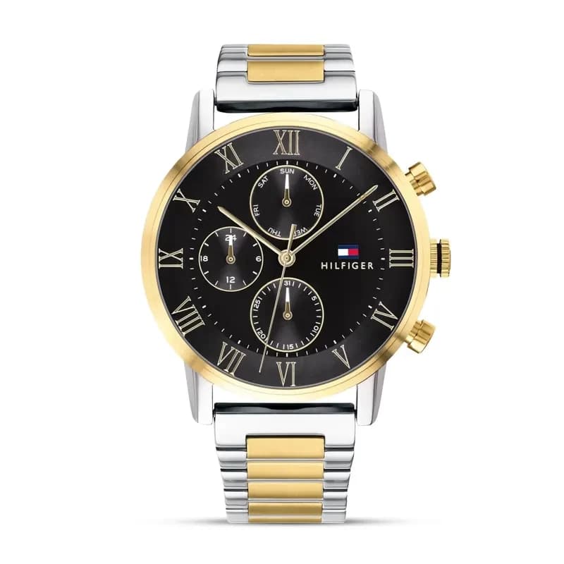 Tommy Hilfiger Kane Chronograph Black Dial Men's Watch | 1791539