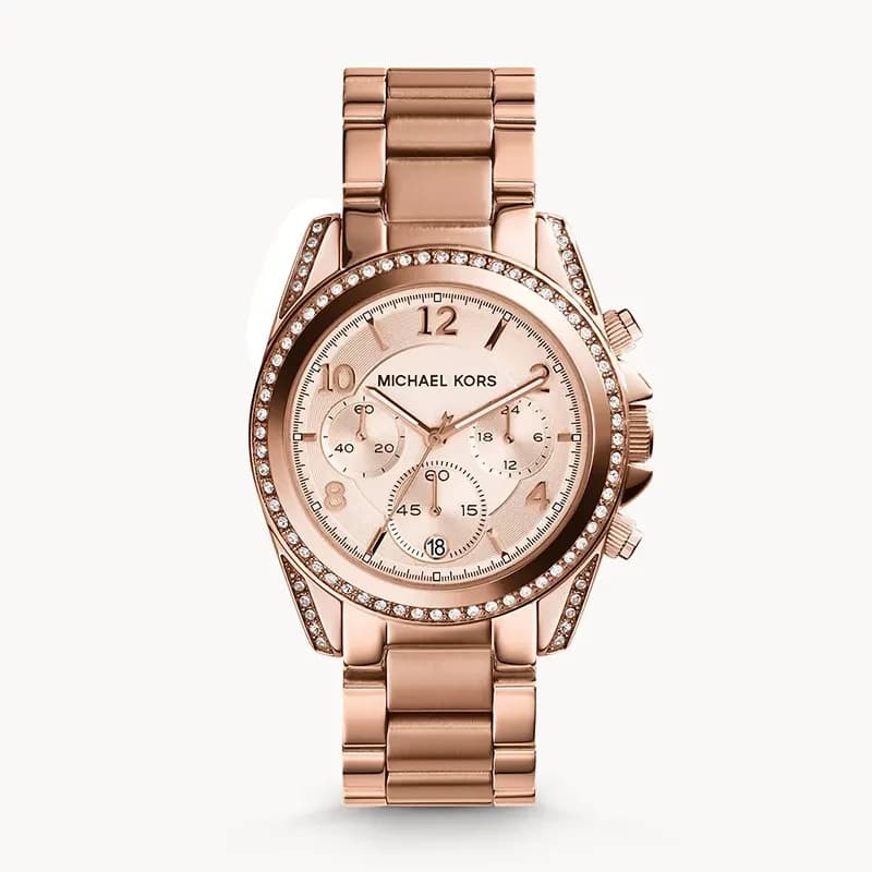 Michael Kors Blair Chronograph Rose-tone Ladies Watch | MK5263
