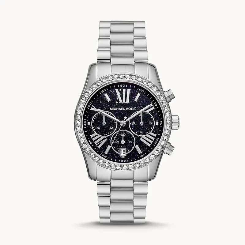 Michael Kors Lexington Lux Blue Dial Ladies Watch | MK7277
