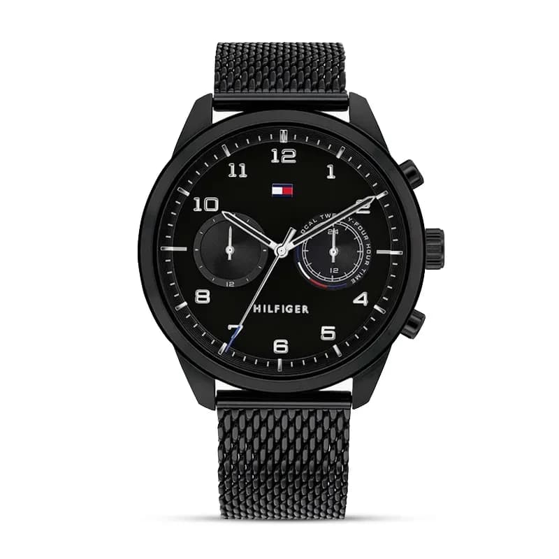 Tommy Hilfiger Patrick Chronograph Black Dial Men's Watch | 1791787