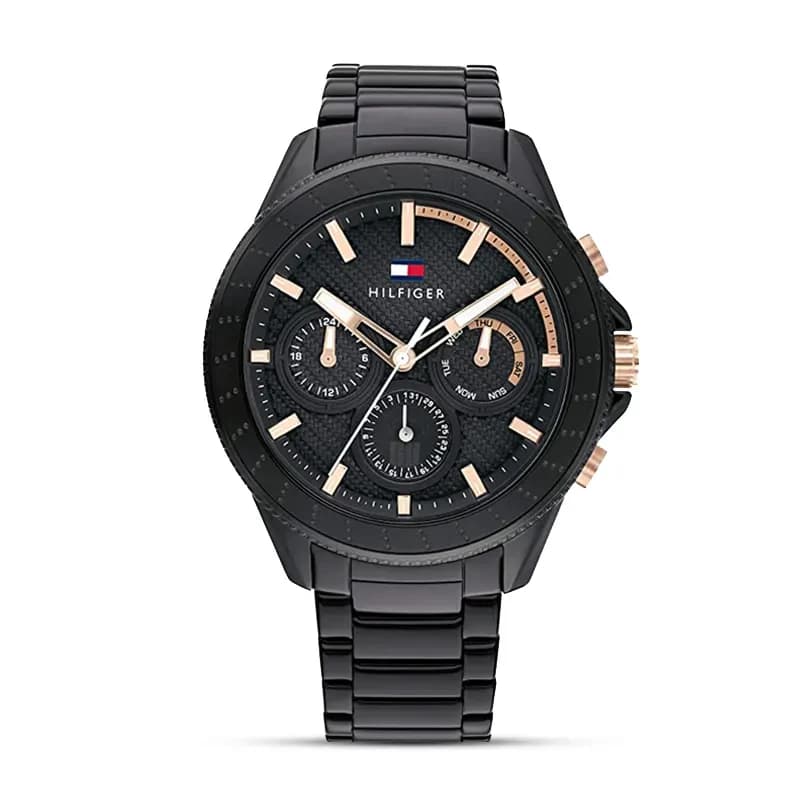 Tommy Hilfiger Aiden Chronograph Black Dial Men's Watch | 1791858