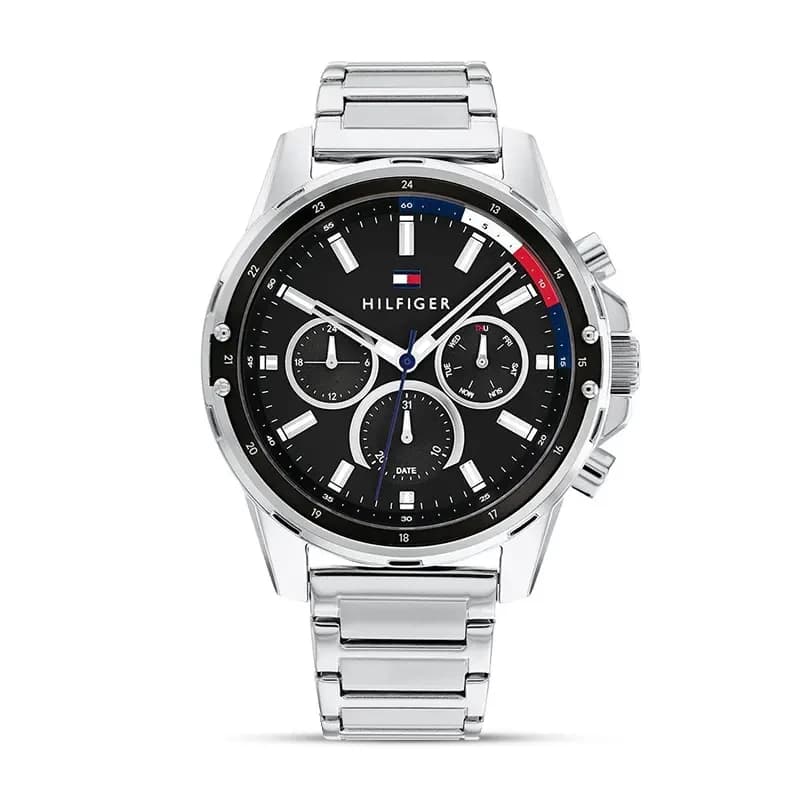 Tommy Hilfiger Mason Chronograph Black Dial Men's Watch | 1791936