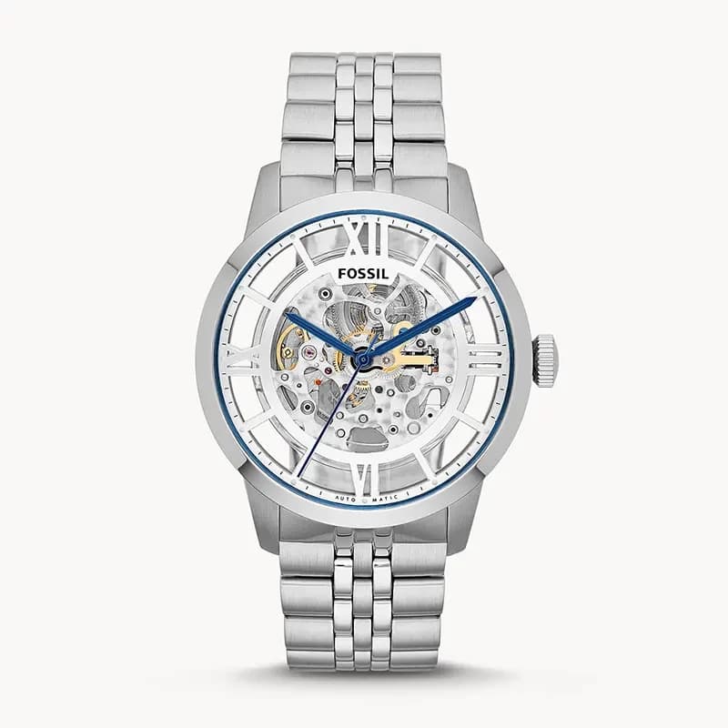 Fossil Townsman Automatic Skeleton Dial Men's Watch | ME3044