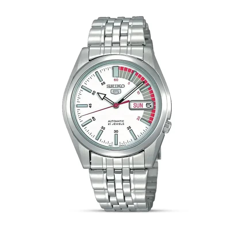 Seiko 5 Automatic White Dial Men's Watch | SNK369K1