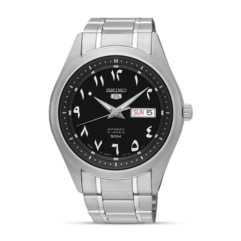Seiko 5 Automatic Black Dial Men’s Watch | SNKP21J1
