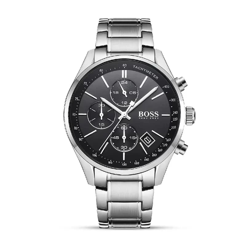 Hugo Boss Grand Prix Chronograph Black Dial Men’s Watch | 1513477