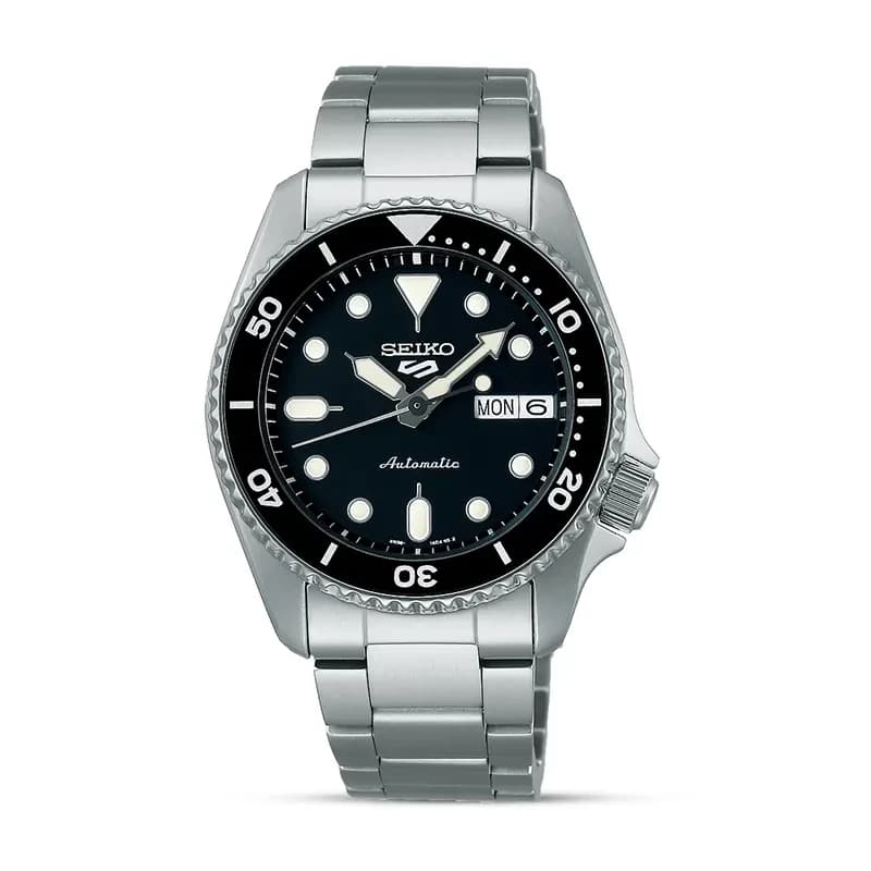 Seiko 5 Sports SKX “Midi” Black Dial Men’s Watch | SRPK29K1