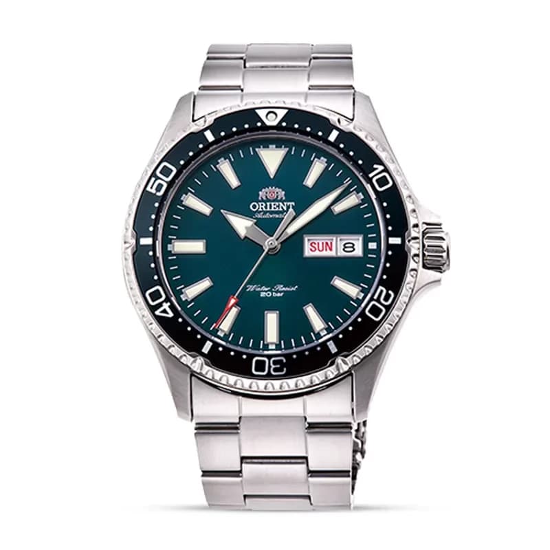 Orient Kamasu Automatic Green Dial Men's Watch | RA-AA0004E19B