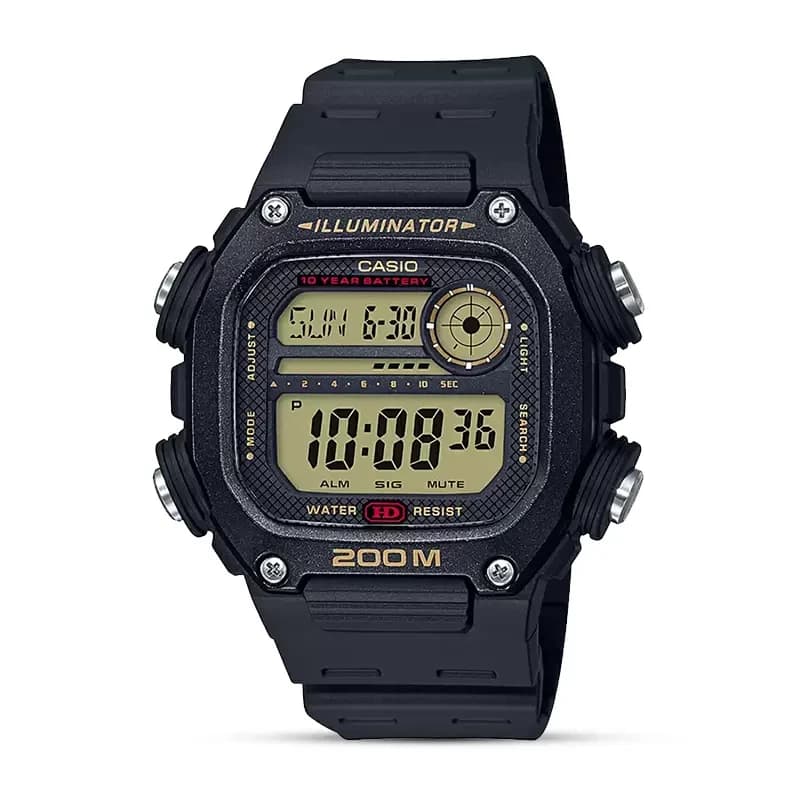 Casio DW-291H-9AVDF Youth Digital Amber Dial Men's Watch