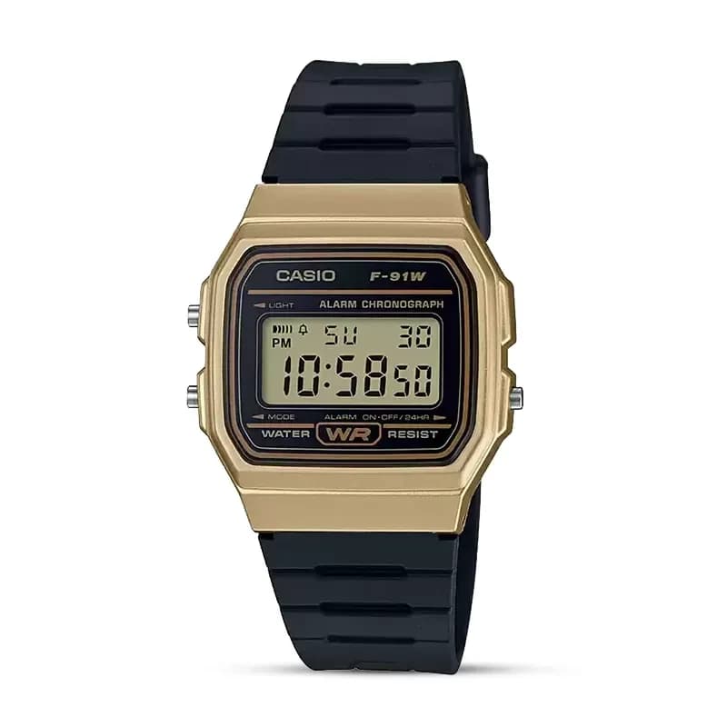 Casio F-91WM-9ADF Youth Digital Black Dial Men's Watch