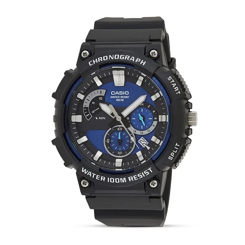 Casio MCW-200H-2AV Chronograph Blue Dial Men's Watch