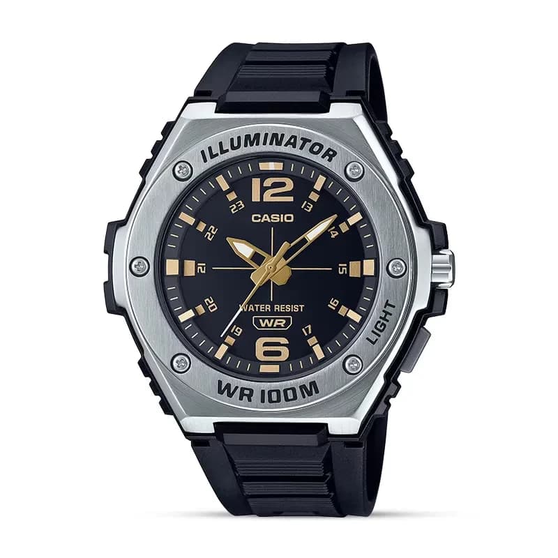 Casio Youth Illuminator MWA-100H-1A2VDF Black Dial Men's Watch