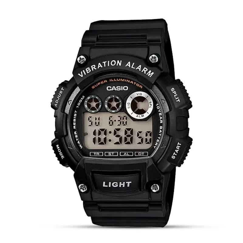 Casio W-735H-1AVDF Illuminator Black Dial Men's Watch