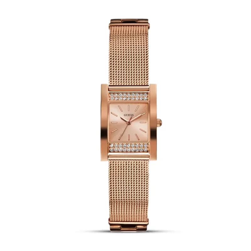 Guess Nouveau Diamond Rose Gold Ladies Watch | W0127L3
