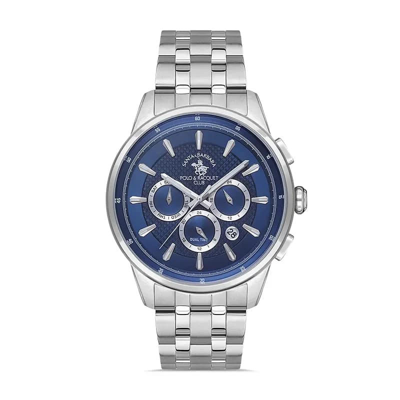Santa Barbara Polo & Racquet Club Blue Dial Men's Watch | SB.1.10385-2