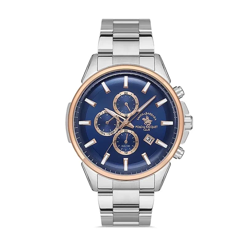 Santa Barbara Polo & Racquet Club Blue Dial Men's Watch | SB.1.10392-5