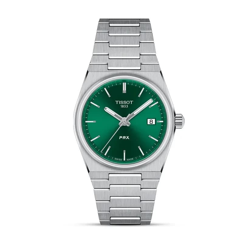 Tissot PRX 35mm Green Dial Watch | T137.210.11.081.00