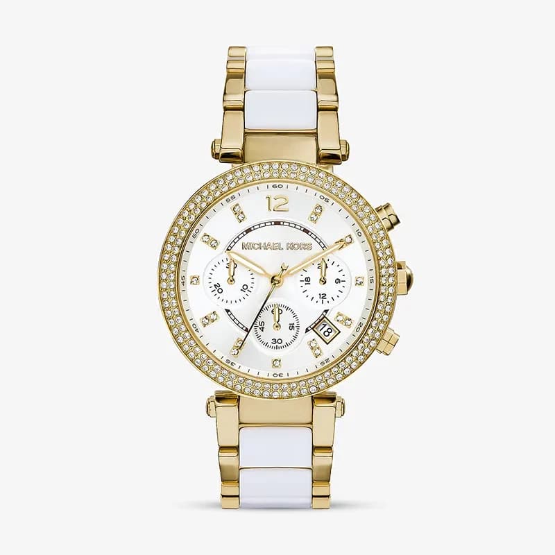 Michael Kors Parker White Dial Ladies Watch | MK6119
