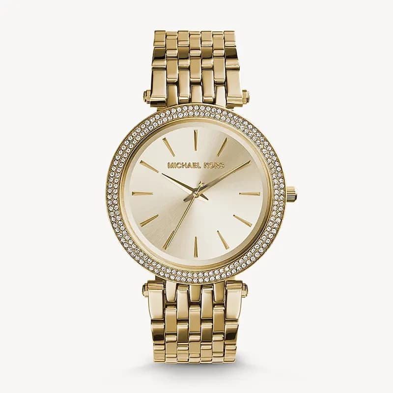 Michael Kors Darci Champagne Dial Gold-tone Ladies Watch | MK3191