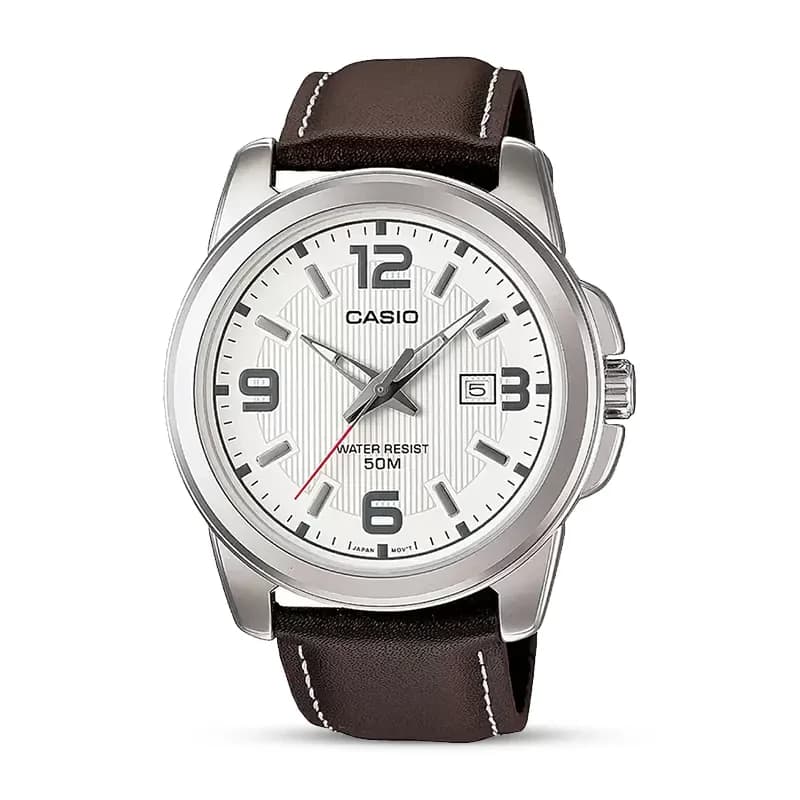 Casio Enticer White Dial Men's Watch | MTP-1314L-7AV