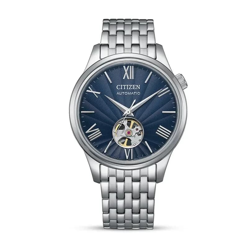 Citizen Automatic Open Heart Blue Dial Men’s Watch | NH9130-84L