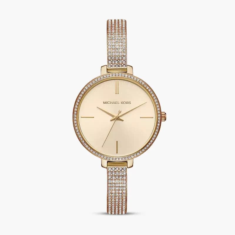 Michael Kors Jaryn Champagne Dial Ladies Watch | MK3784