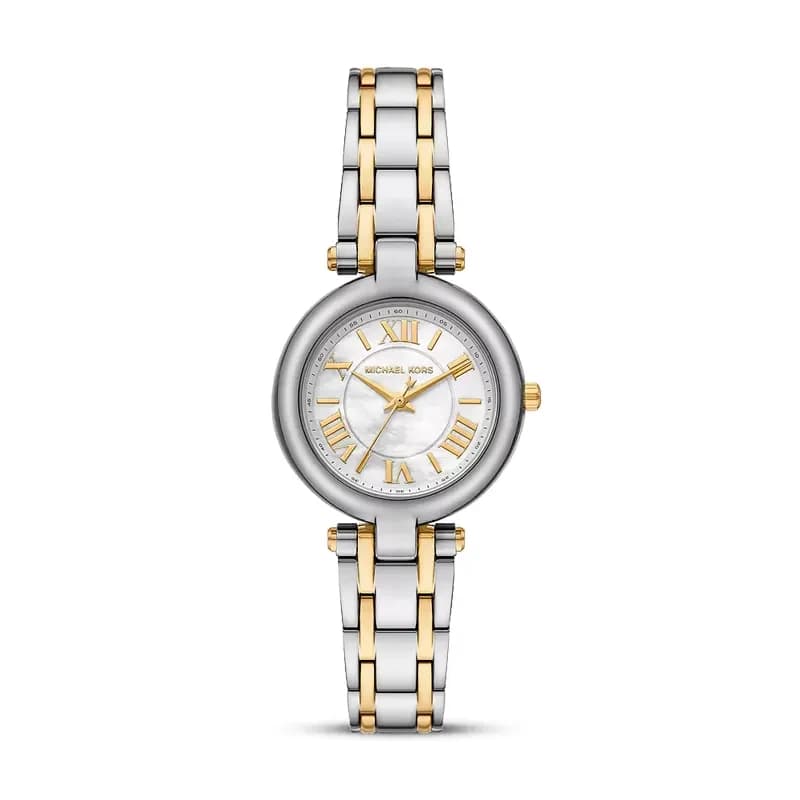 Michael Kors Laney White Mother Of Pearl Dial Ladies Watch | MK4895