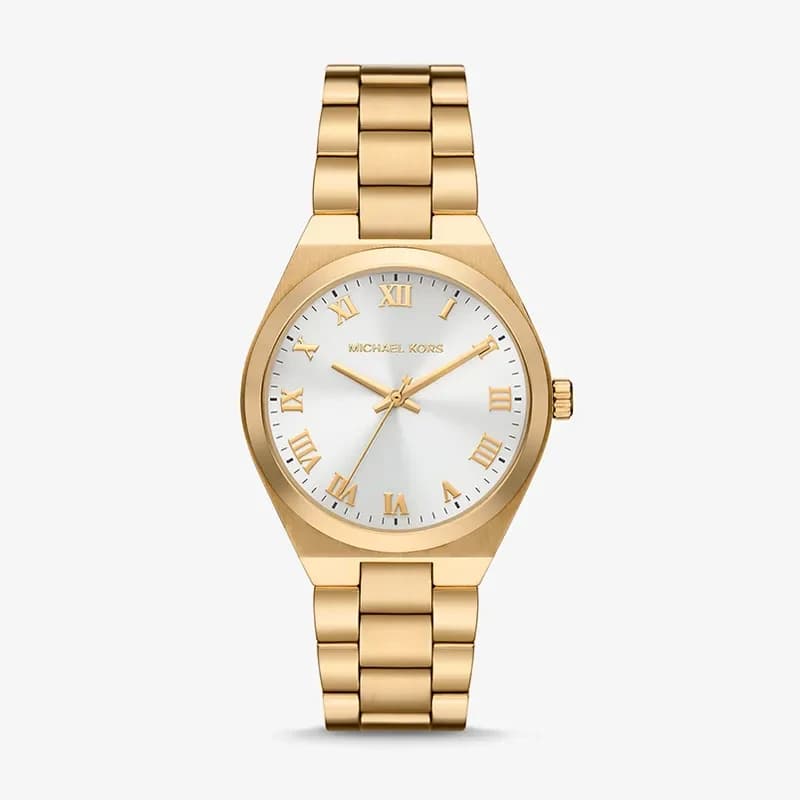 Michael Kors Lennox White Dial Gold-tone Ladies Watch | MK7391