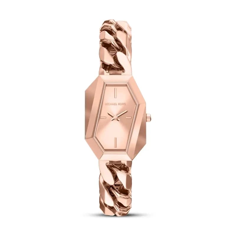 Michael Kors Mini Suri Geometric Rose Gold-Tone Ladies Watch | MK7601